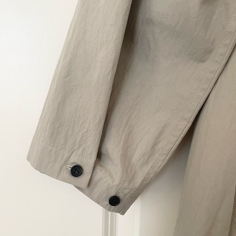 ZUM oversized Lightweight Neutral Trench Coat S - Picture 9 of 10